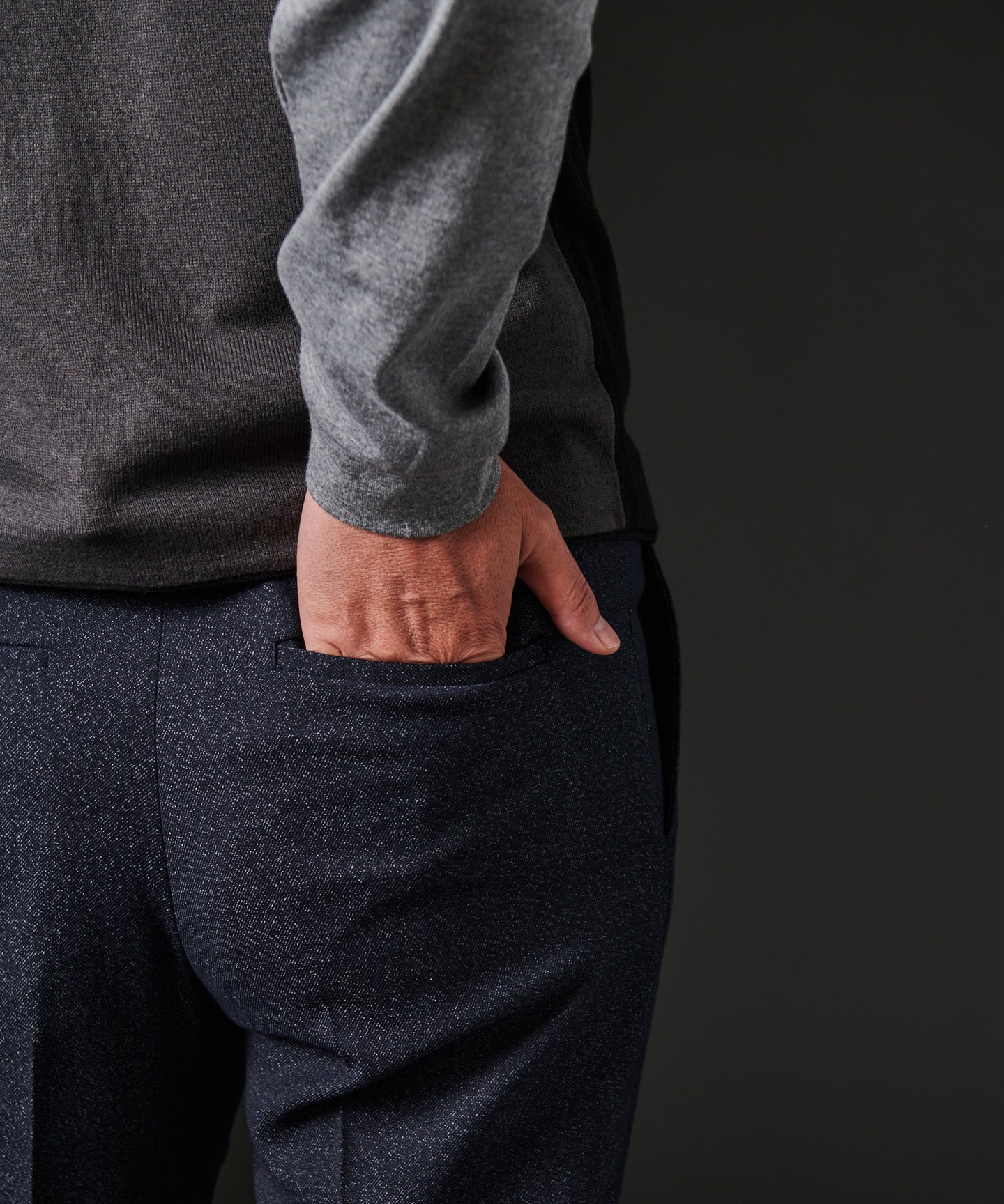 HIROKO KOSHINO LUMILETウールSETUPパンツ